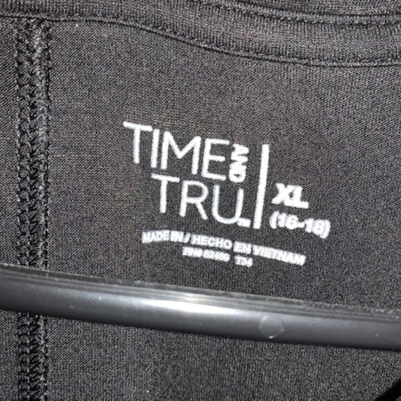 Time and Tru Black Tank Dress XL (16-18) - Picture 2 of 2